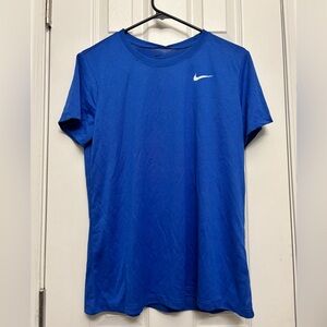 Nike Women's Dri-FIT Legend Short Sleeve Training Tee - Royal Blue - Size Large